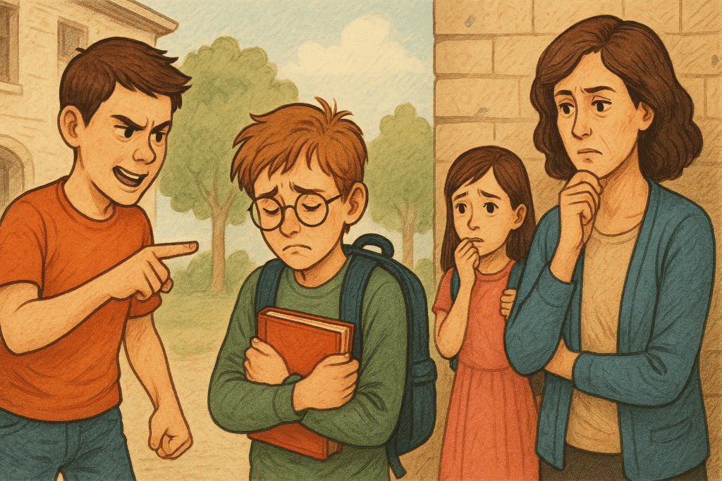 Akran Zorbalığı, Okul, Aile ve Edebiyat